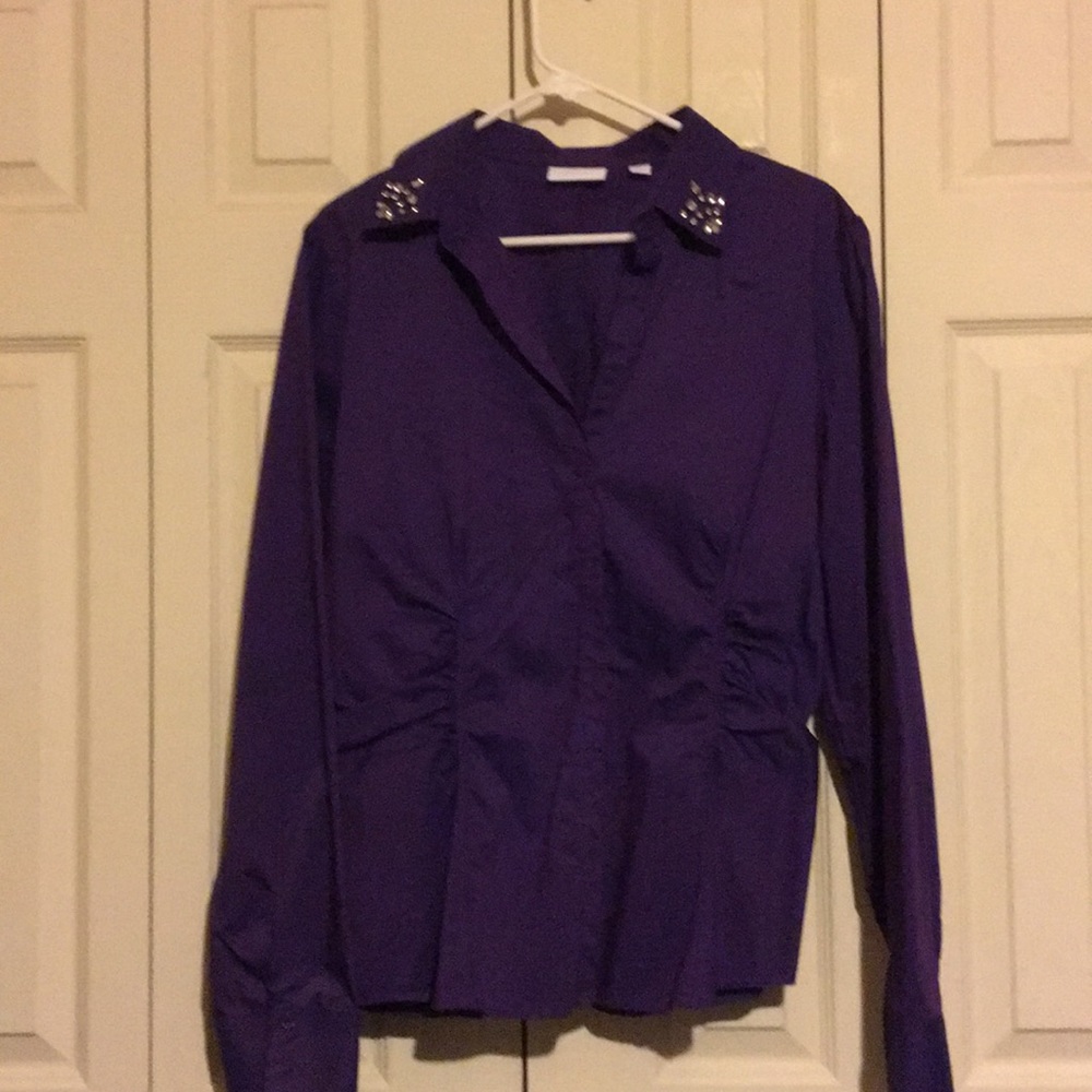 Purple blouse